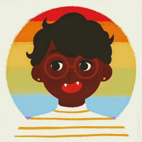 A cartoon avatar of Thalida